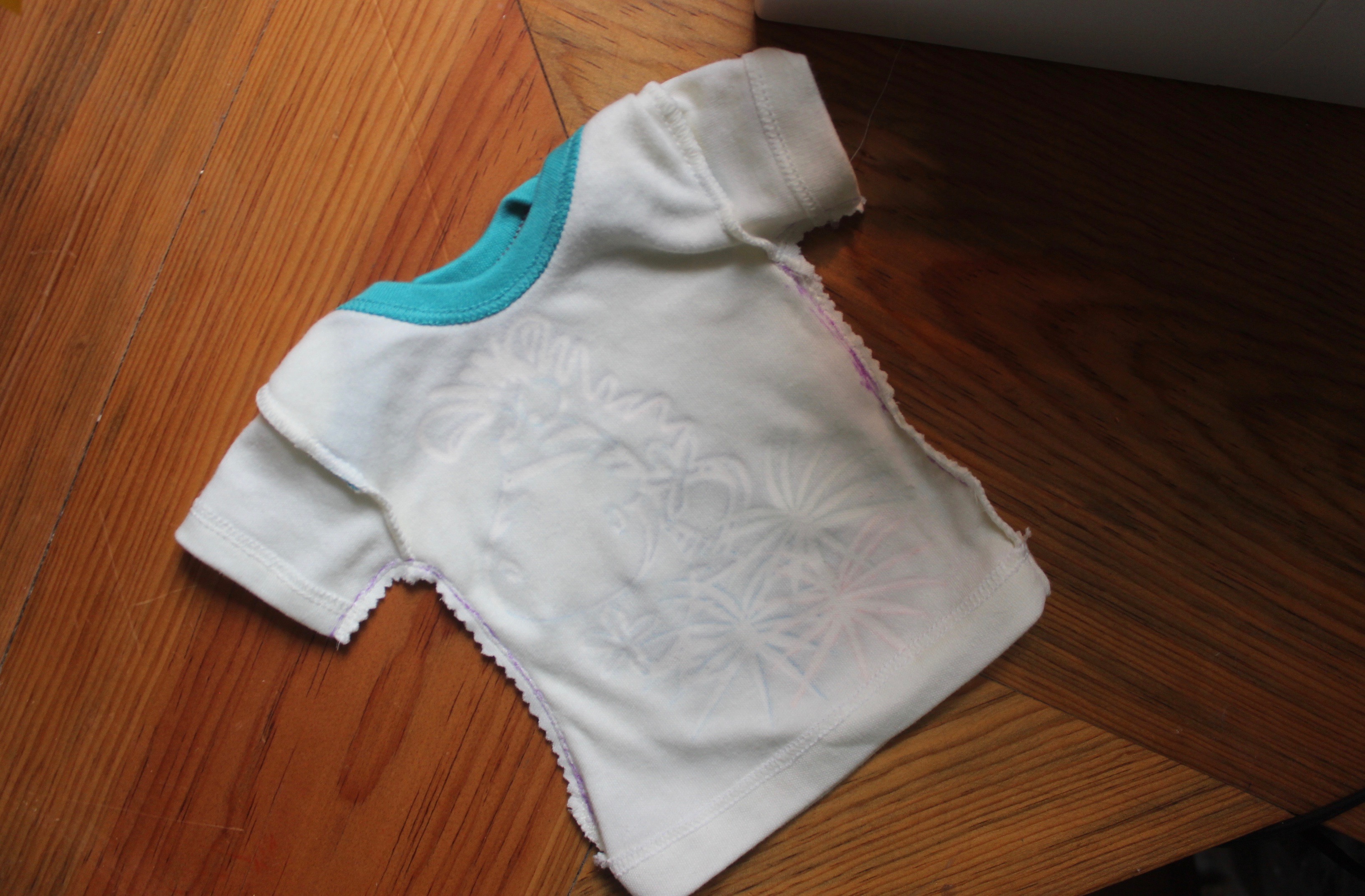 Making baby doll clothes out of baby clothes in – La Chulona